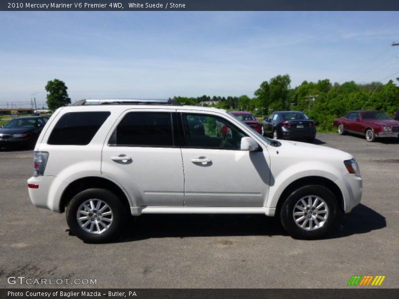 White Suede / Stone 2010 Mercury Mariner V6 Premier 4WD