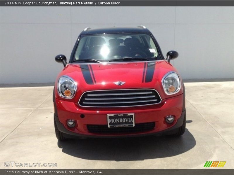 Blazing Red Metallic / Carbon Black 2014 Mini Cooper Countryman