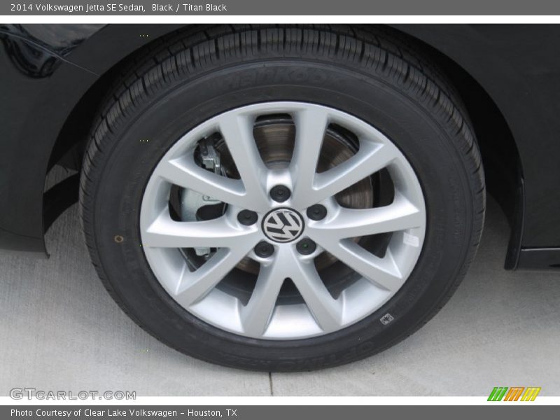 Black / Titan Black 2014 Volkswagen Jetta SE Sedan