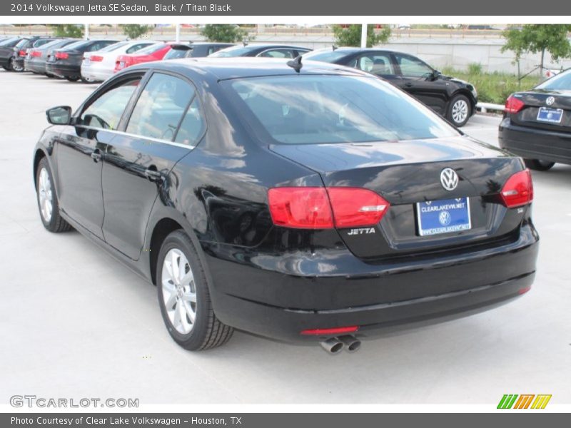 Black / Titan Black 2014 Volkswagen Jetta SE Sedan