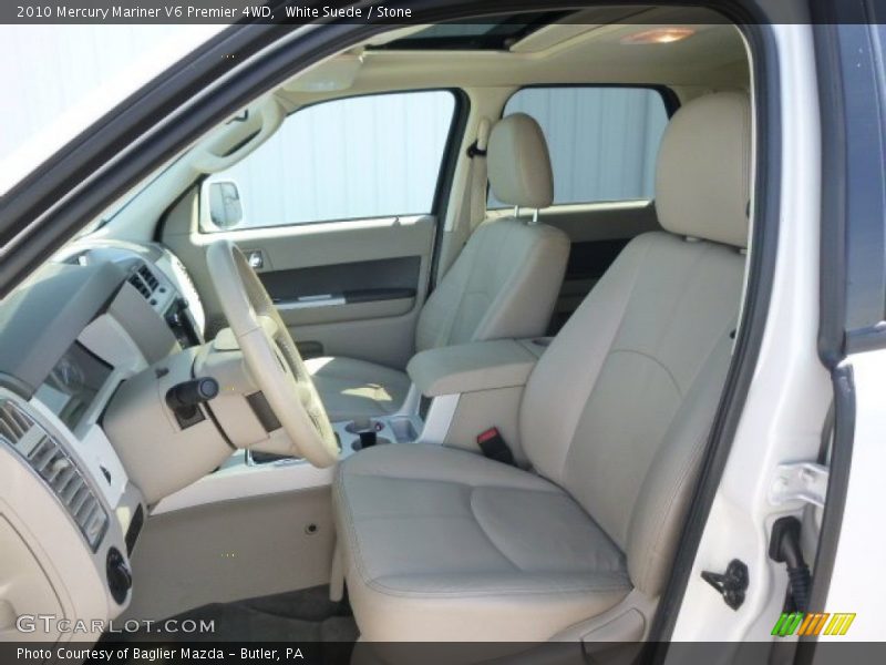 White Suede / Stone 2010 Mercury Mariner V6 Premier 4WD