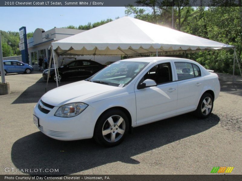 Summit White / Ebony 2010 Chevrolet Cobalt LT Sedan