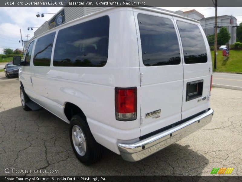 Oxford White / Medium Flint 2014 Ford E-Series Van E350 XLT Passenger Van