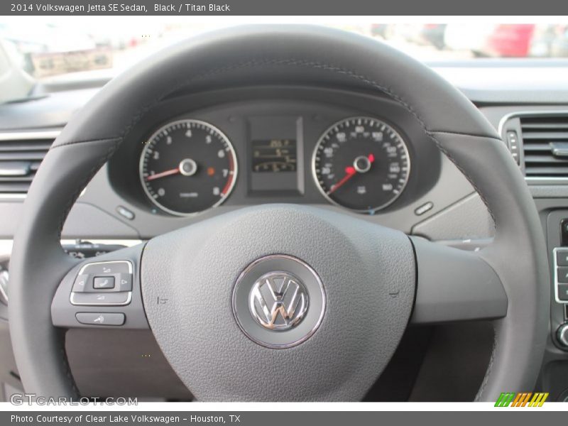Black / Titan Black 2014 Volkswagen Jetta SE Sedan
