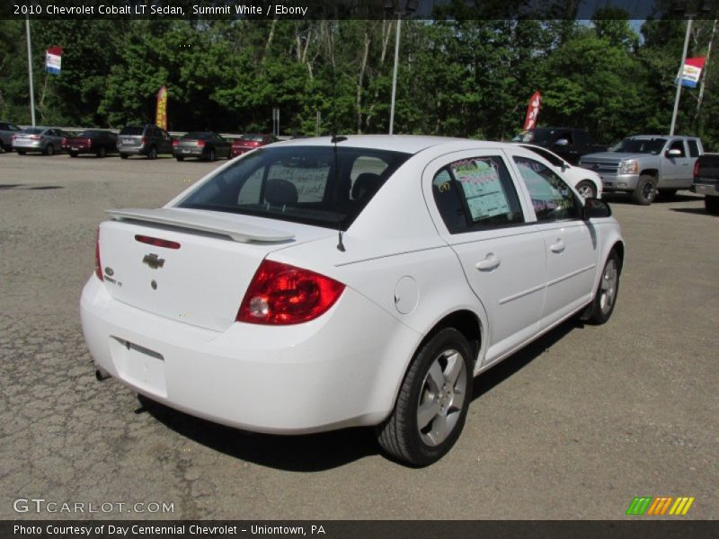 Summit White / Ebony 2010 Chevrolet Cobalt LT Sedan