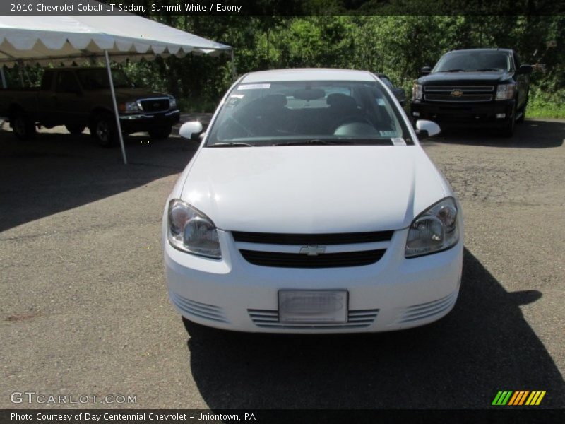 Summit White / Ebony 2010 Chevrolet Cobalt LT Sedan