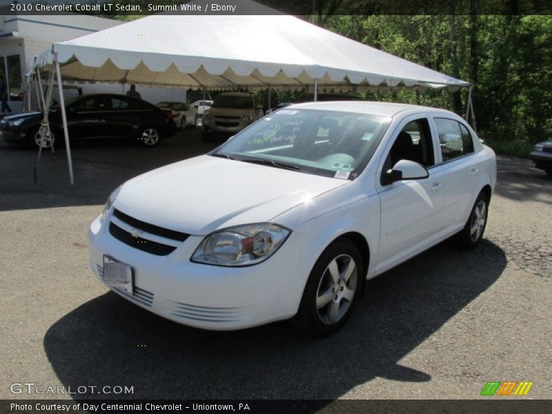 Summit White / Ebony 2010 Chevrolet Cobalt LT Sedan