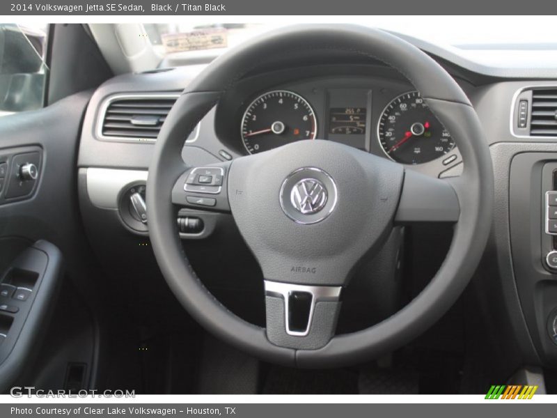 Black / Titan Black 2014 Volkswagen Jetta SE Sedan