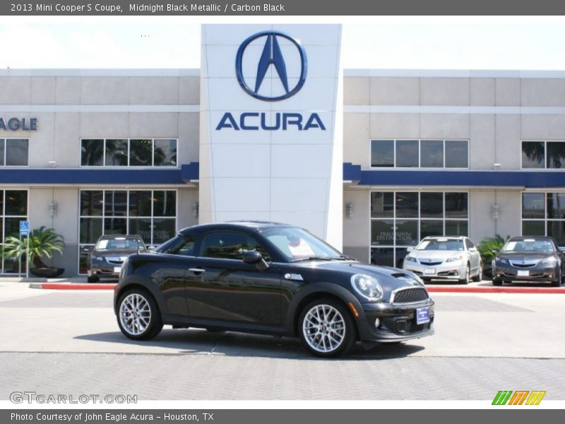 Midnight Black Metallic / Carbon Black 2013 Mini Cooper S Coupe