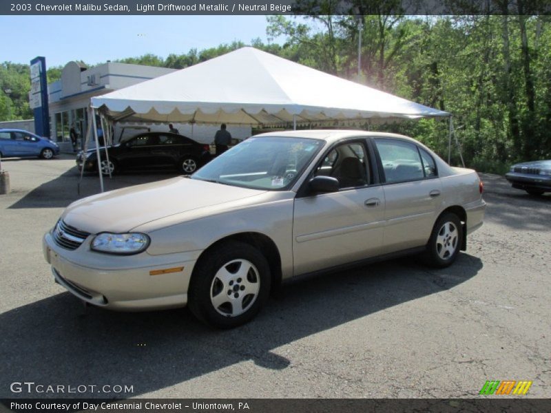 Light Driftwood Metallic / Neutral Beige 2003 Chevrolet Malibu Sedan