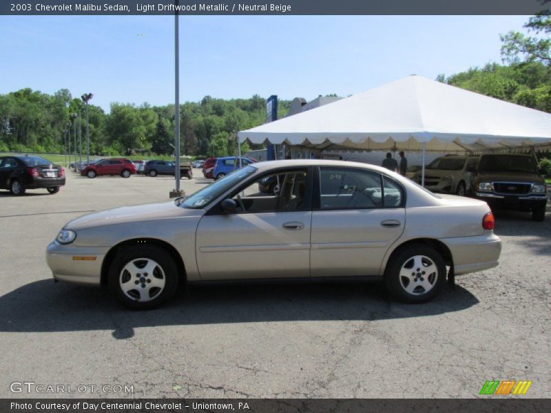 Light Driftwood Metallic / Neutral Beige 2003 Chevrolet Malibu Sedan