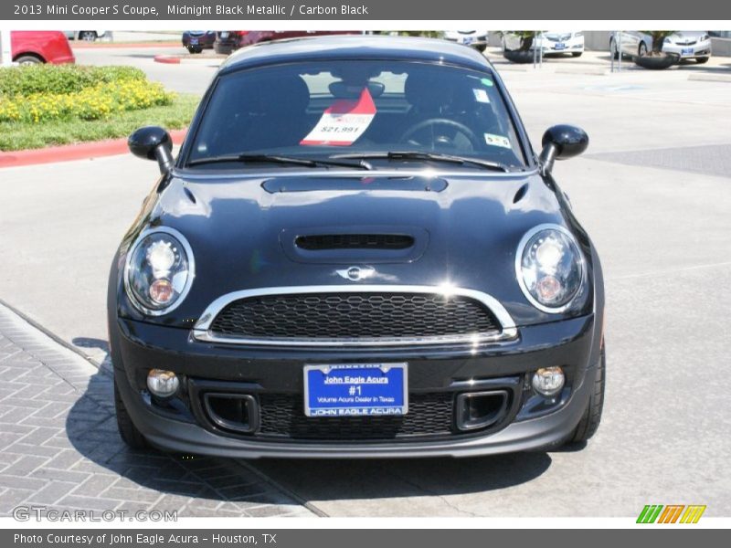 Midnight Black Metallic / Carbon Black 2013 Mini Cooper S Coupe
