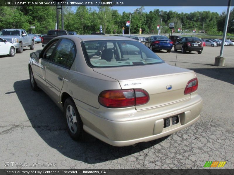 Light Driftwood Metallic / Neutral Beige 2003 Chevrolet Malibu Sedan