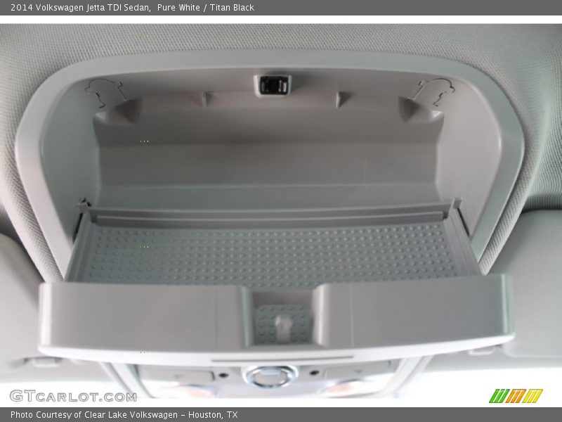 Pure White / Titan Black 2014 Volkswagen Jetta TDI Sedan