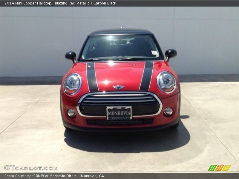Blazing Red Metallic / Carbon Black 2014 Mini Cooper Hardtop