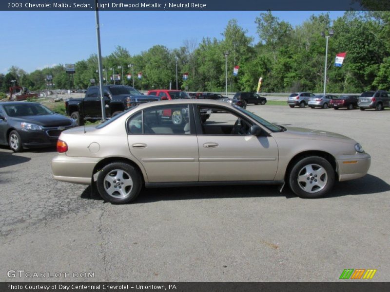 Light Driftwood Metallic / Neutral Beige 2003 Chevrolet Malibu Sedan