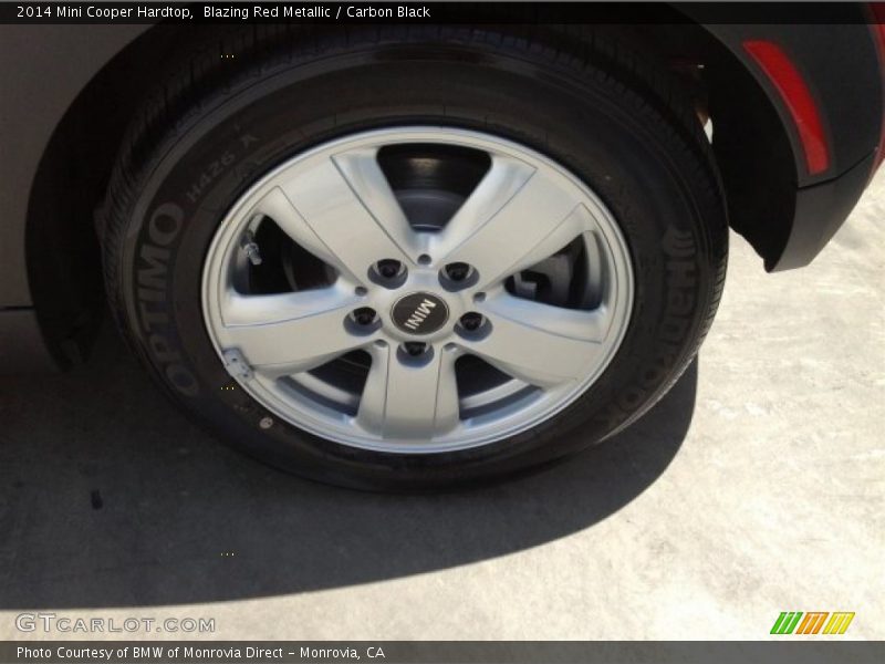 Blazing Red Metallic / Carbon Black 2014 Mini Cooper Hardtop