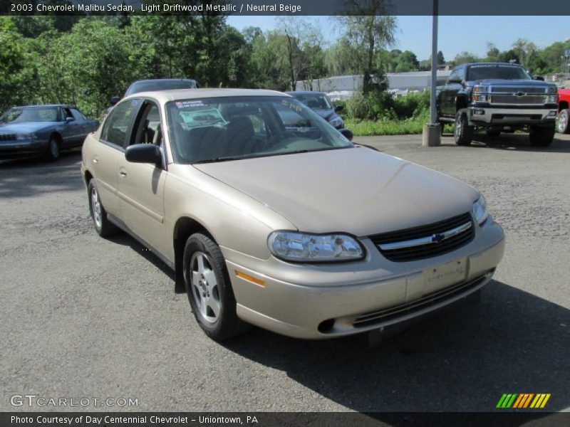 Light Driftwood Metallic / Neutral Beige 2003 Chevrolet Malibu Sedan