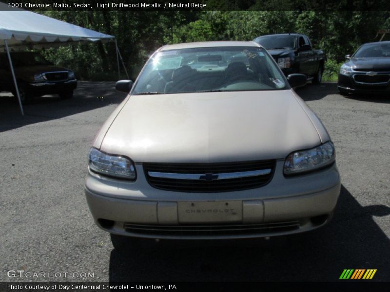 Light Driftwood Metallic / Neutral Beige 2003 Chevrolet Malibu Sedan