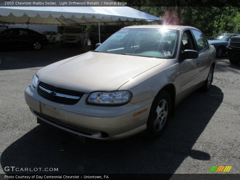 Light Driftwood Metallic / Neutral Beige 2003 Chevrolet Malibu Sedan