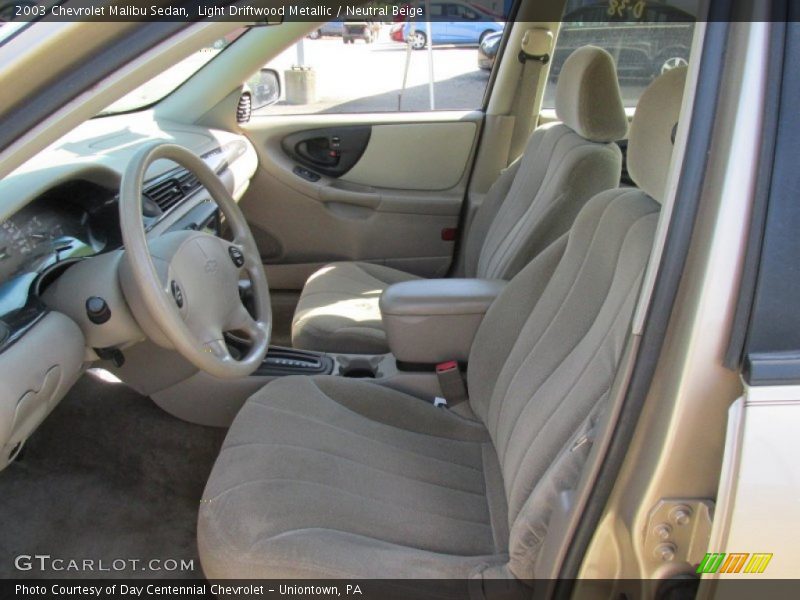 Light Driftwood Metallic / Neutral Beige 2003 Chevrolet Malibu Sedan