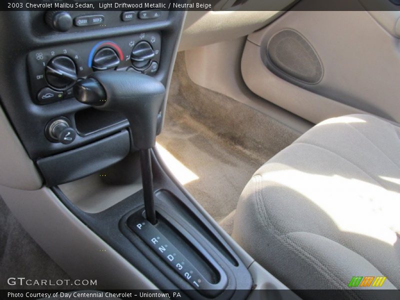 Light Driftwood Metallic / Neutral Beige 2003 Chevrolet Malibu Sedan