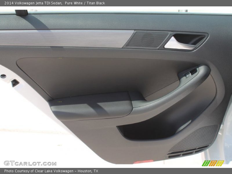 Pure White / Titan Black 2014 Volkswagen Jetta TDI Sedan