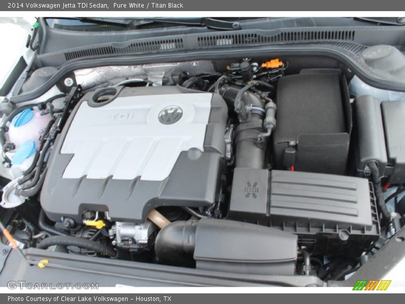Pure White / Titan Black 2014 Volkswagen Jetta TDI Sedan