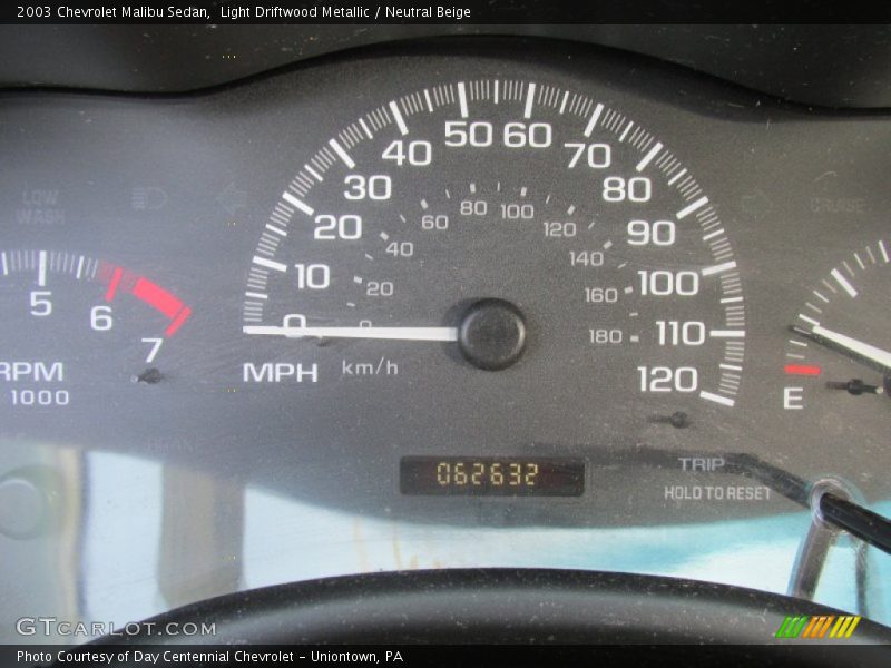 Light Driftwood Metallic / Neutral Beige 2003 Chevrolet Malibu Sedan