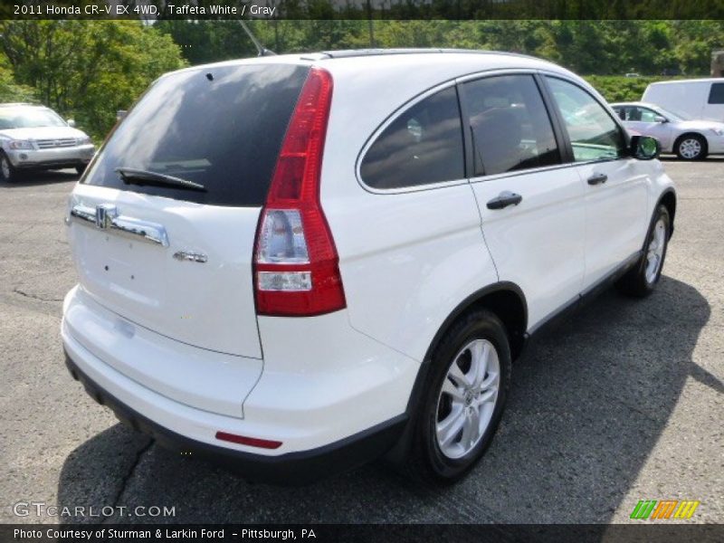 Taffeta White / Gray 2011 Honda CR-V EX 4WD
