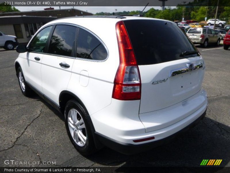 Taffeta White / Gray 2011 Honda CR-V EX 4WD