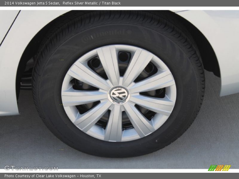 Reflex Silver Metallic / Titan Black 2014 Volkswagen Jetta S Sedan