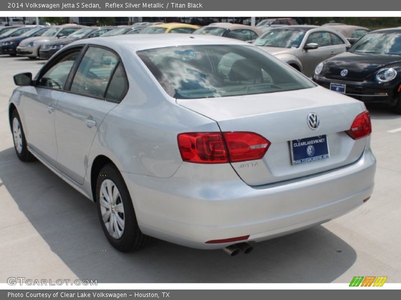 Reflex Silver Metallic / Titan Black 2014 Volkswagen Jetta S Sedan