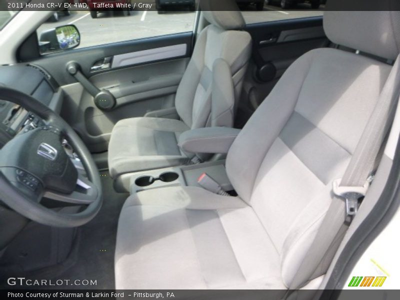 Taffeta White / Gray 2011 Honda CR-V EX 4WD