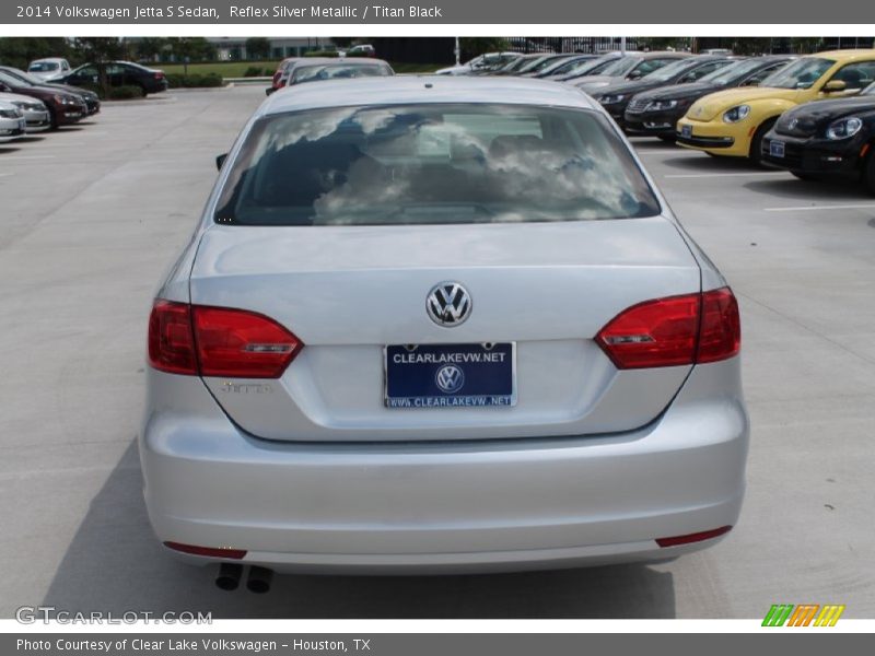 Reflex Silver Metallic / Titan Black 2014 Volkswagen Jetta S Sedan