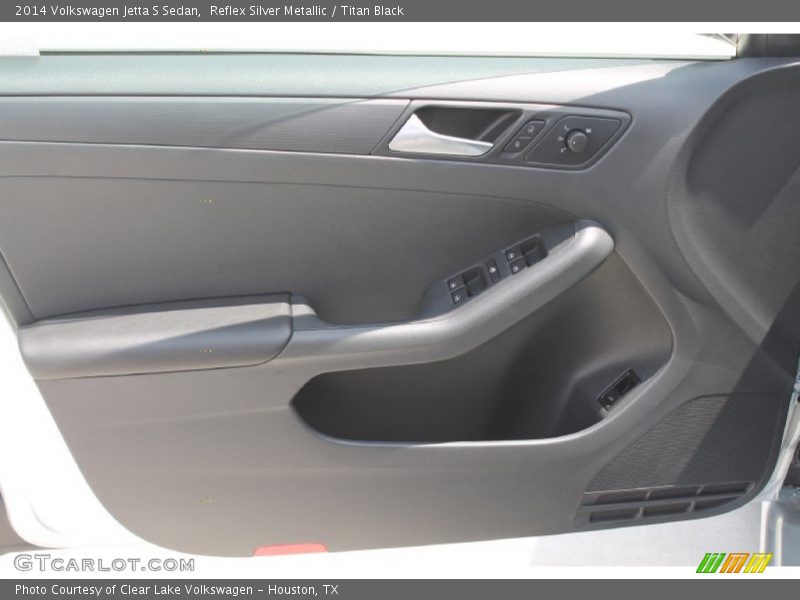Reflex Silver Metallic / Titan Black 2014 Volkswagen Jetta S Sedan
