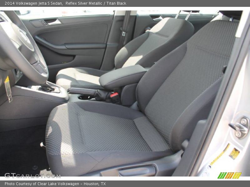 Reflex Silver Metallic / Titan Black 2014 Volkswagen Jetta S Sedan