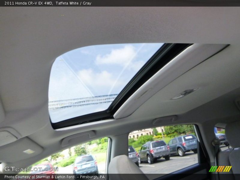 Taffeta White / Gray 2011 Honda CR-V EX 4WD