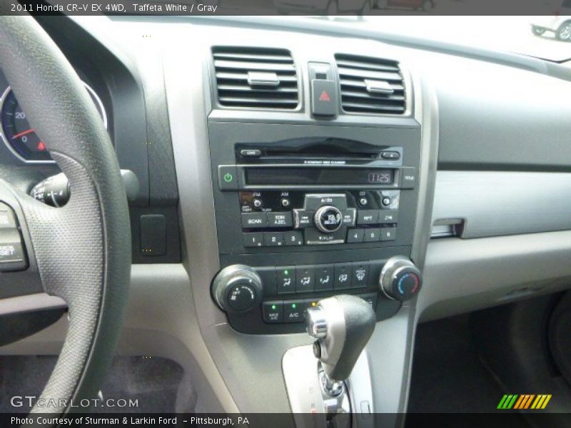 Taffeta White / Gray 2011 Honda CR-V EX 4WD