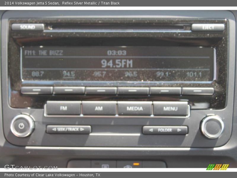 Reflex Silver Metallic / Titan Black 2014 Volkswagen Jetta S Sedan