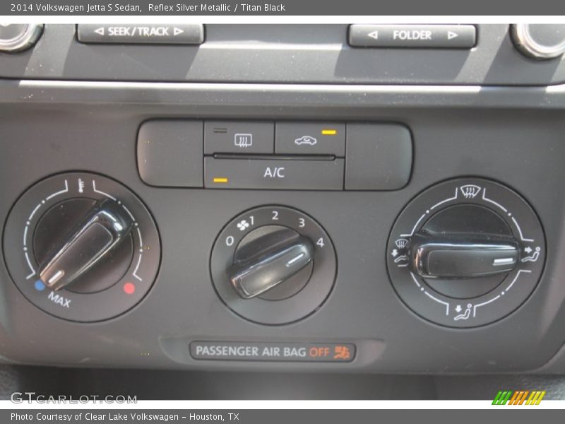 Reflex Silver Metallic / Titan Black 2014 Volkswagen Jetta S Sedan