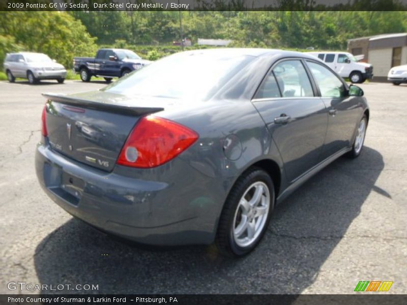 Dark Steel Gray Metallic / Ebony 2009 Pontiac G6 V6 Sedan