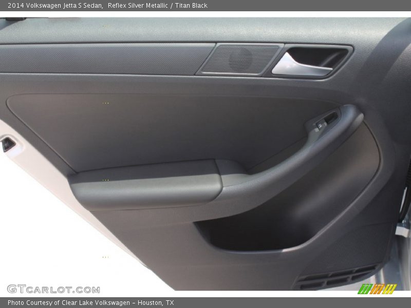 Reflex Silver Metallic / Titan Black 2014 Volkswagen Jetta S Sedan