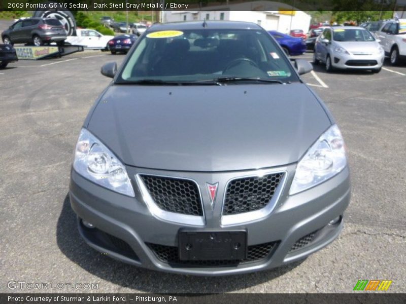 Dark Steel Gray Metallic / Ebony 2009 Pontiac G6 V6 Sedan
