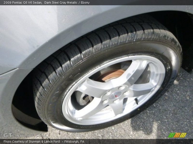 Dark Steel Gray Metallic / Ebony 2009 Pontiac G6 V6 Sedan