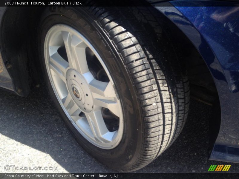 Carbon Blue / Black 2003 Hyundai Tiburon