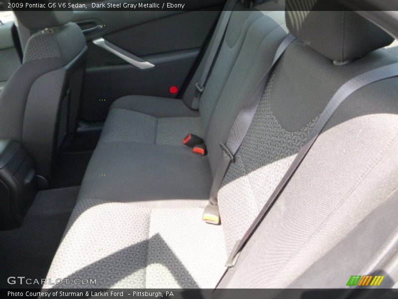 Dark Steel Gray Metallic / Ebony 2009 Pontiac G6 V6 Sedan