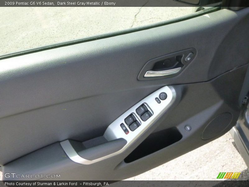 Dark Steel Gray Metallic / Ebony 2009 Pontiac G6 V6 Sedan