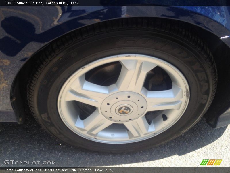 Carbon Blue / Black 2003 Hyundai Tiburon