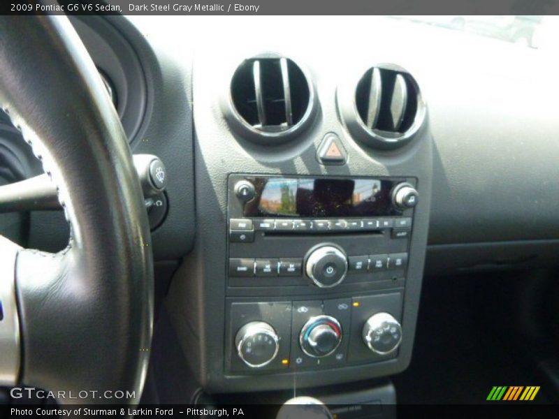 Dark Steel Gray Metallic / Ebony 2009 Pontiac G6 V6 Sedan